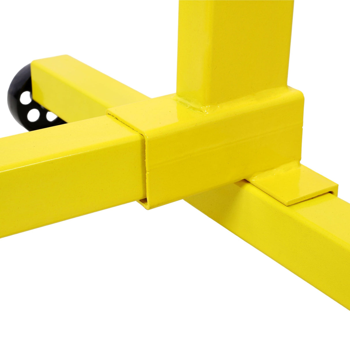 Rotating Coyote Engine Stand with 1000 - Lb Capacity Hoists & Stands Test Run - Yellow - Fab Heavy Parts