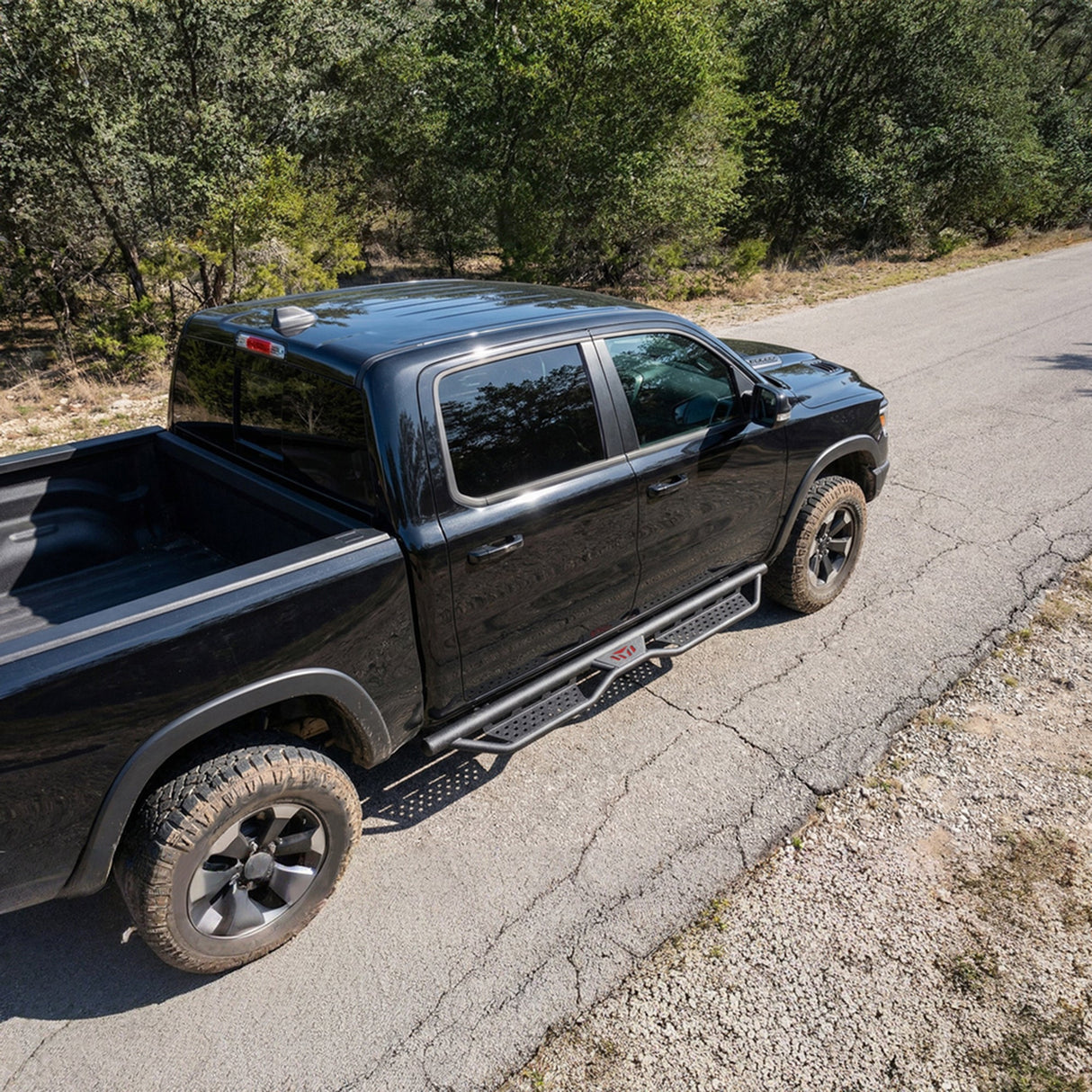 Running Boards Compatible with 2019 - 2026 Dodge Ram 1500 New Body Crew Cab, 6 inch Two - Stair Side Steps Nerf Bars (Excl 19 - 26 1500 Classic) - Fab Heavy Parts