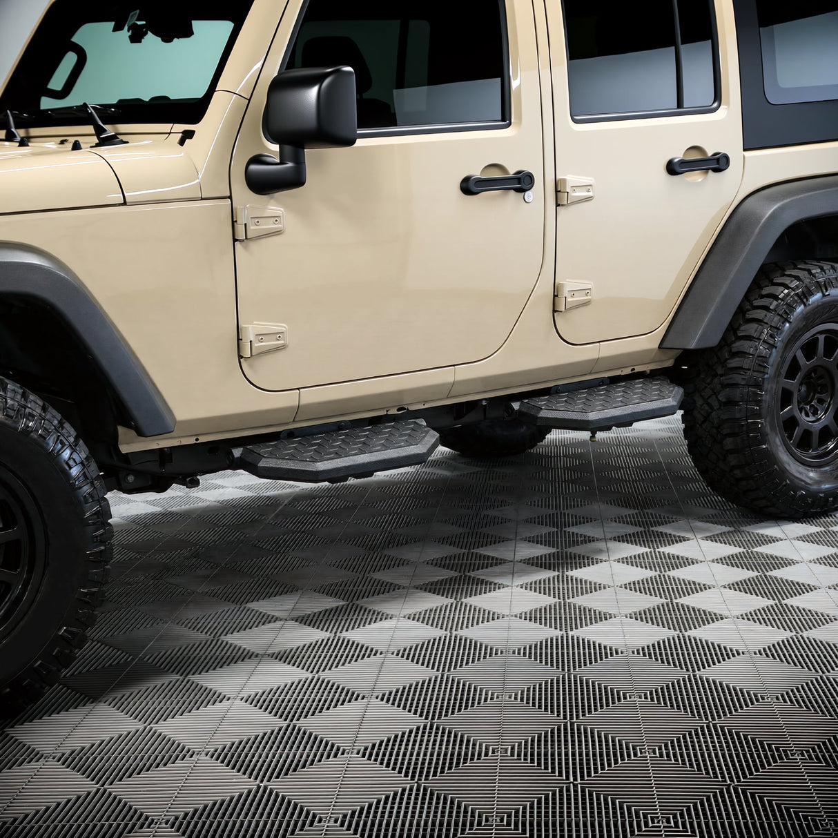 Running Boards For 2018 - 2026 Jeep Wrangler JL For 2020 - 2026 Jeep Gladiator JT 4 Doors - Fab Heavy Parts