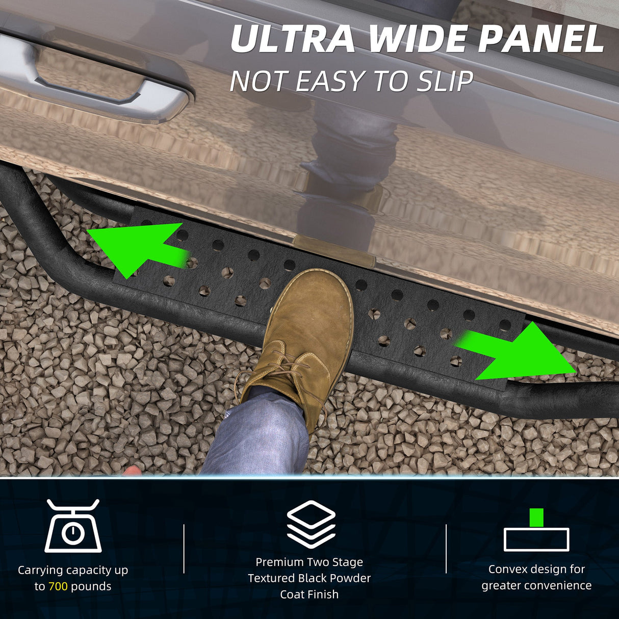 Running Boards Nerf Bars For 09 - 18 Dodge Ram 1500, 2010 - 2026 2500 3500 Crew Cab - Fab Heavy Parts