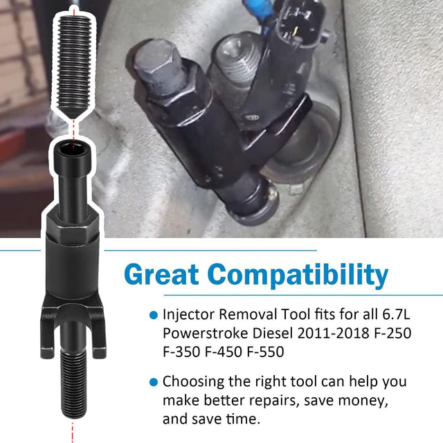 Fuel Injector Removal Tool 3418 for Ford Powerstroke 6.7L Diesel 2011-2018