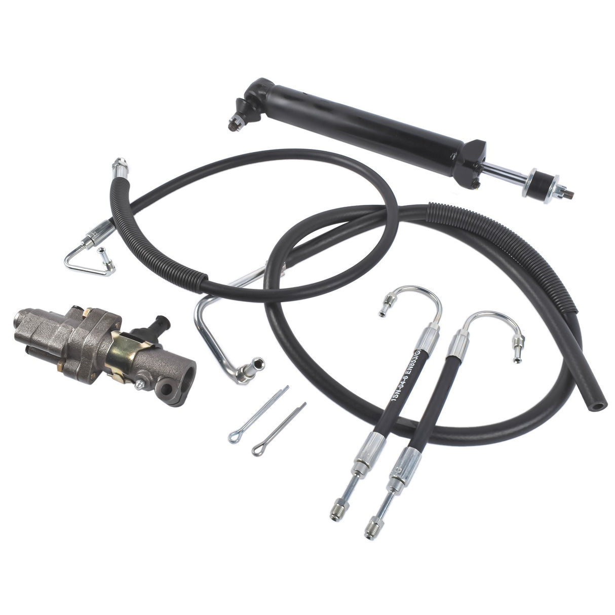 PS1A-PSV2-PSHKIT5 Power Steering Cylinder Valve Hoses Kit for Chevy Bel Air Impala 1960-1964 Base