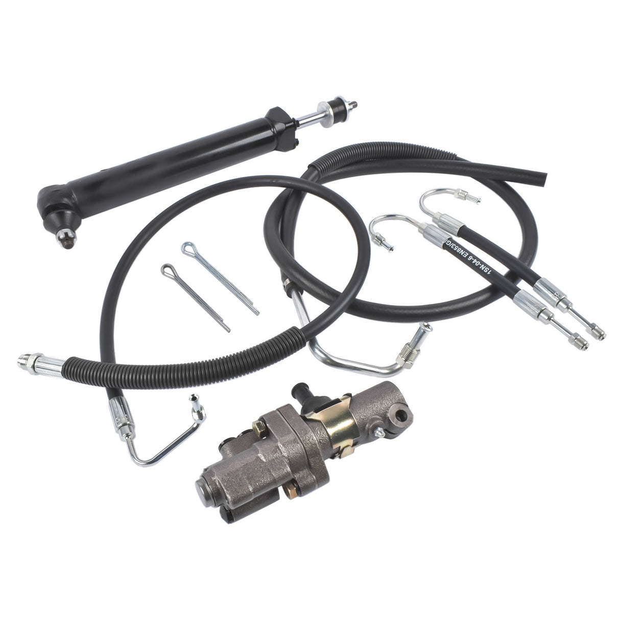PS1A-PSV2-PSHKIT5 Power Steering Cylinder Valve Hoses Kit for Chevy Bel Air Impala 1960-1964 Base
