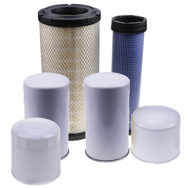 Huoltosuodatinsarja 16631-43560 5970026112 Kubota-moottorille V3800DI-T Tractor M8540 M9540