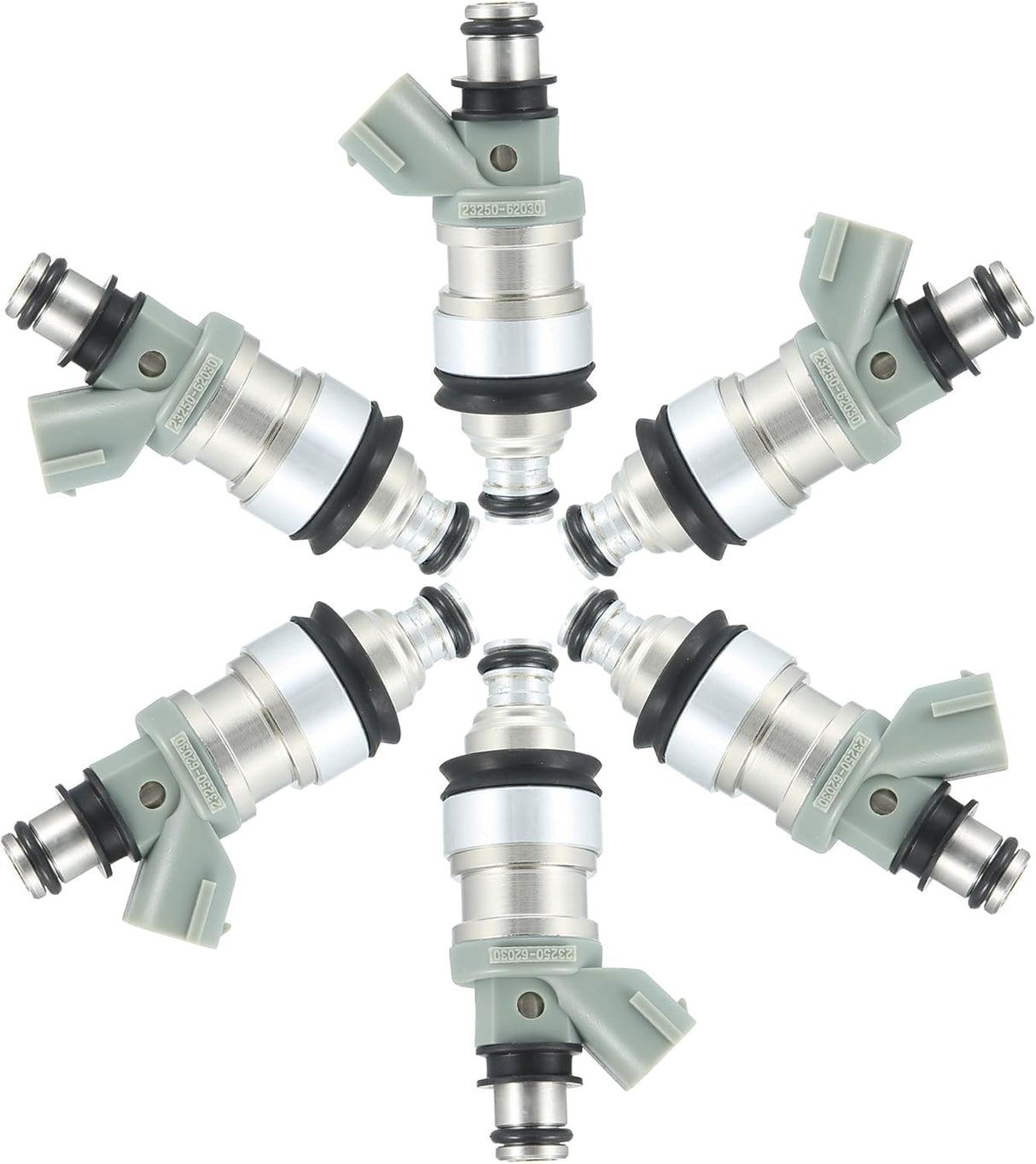 6PCS New Fuel Injectors 23250-62030 23209-62030 Fits for Toyota 4Runner 3.4L 1997-98