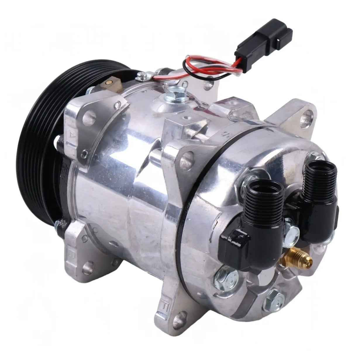 SD5H11 A/C Compressor QP5H11 - 6362 Aftermarket Replacement For Bobcat Compact Track Loader T650 - Fab Heavy Parts