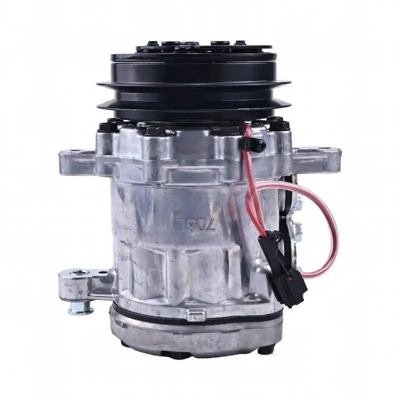 SD7B10 A/C Compressor KHR3536 for CASE Crawler Excavator CX75SR CX80 - Fab Heavy Parts