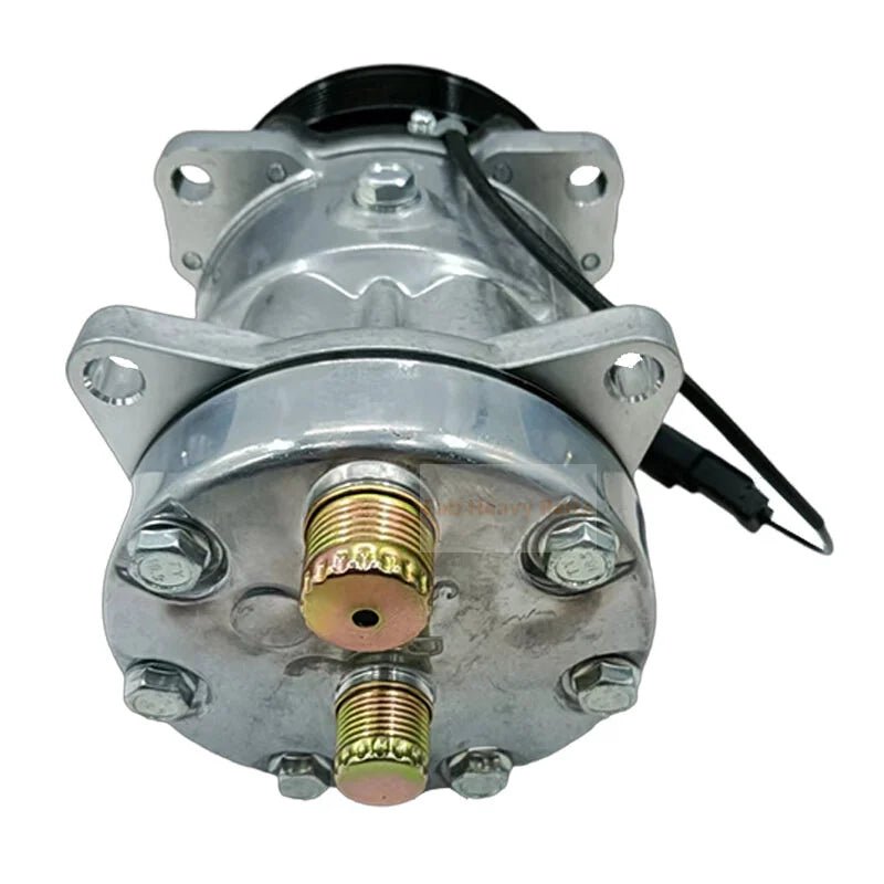SD7H13 A/C Compressor 84032734 Fits for New Holland Tractor TC52 TC54 TF42 TF76 TX66 TX67 TX68 CS520 CS540 CS6050 L411 L413 L416 L516 - Fab Heavy Parts