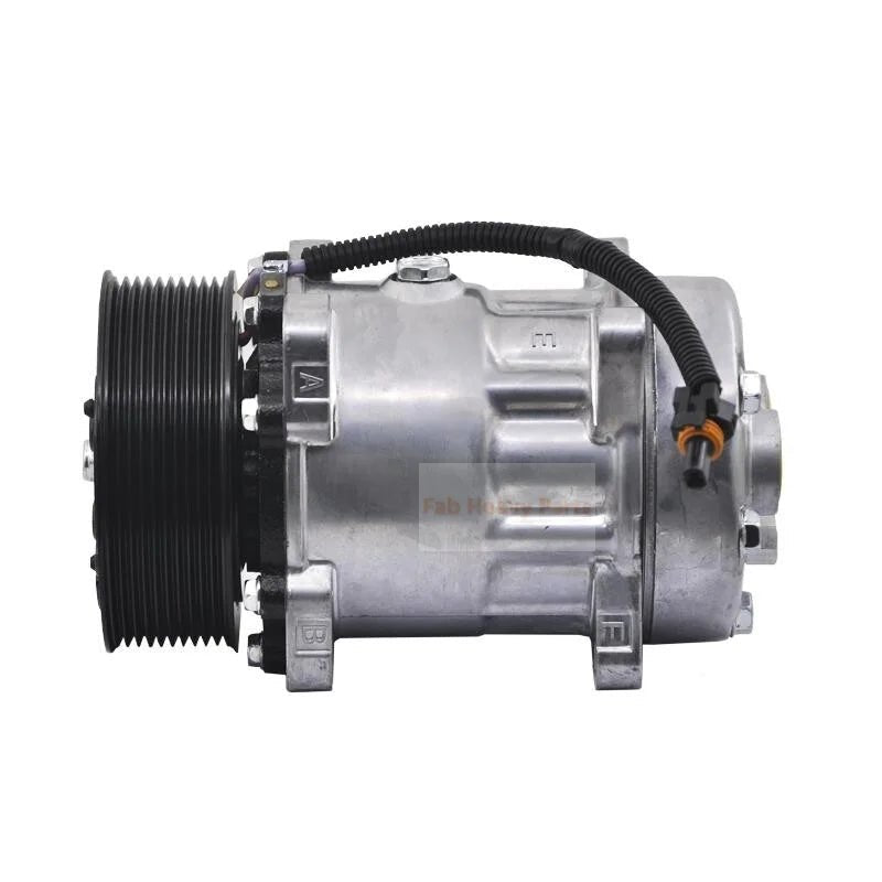 SD7H15 A/C Compressor 0.020.39.57.4 002039574 Fits for Same Deutz Fahr Tractor 5095 5100 5105 5115 5125 - Fab Heavy Parts