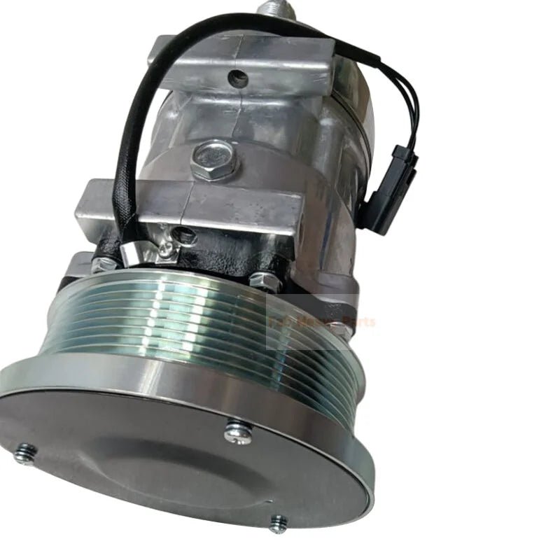 SD7H15 A/C Compressor 178 - 9570 1789570 Fits for Caterpillar CAT Tractor D3K D4K D5K Telehandler TH220B TH330B TH340B TH350B TH355B TH460B TH560B TH580B Compactor CB - 44B CB - 54B CB - 64B CB - 66B CB - 68B CB10 CB13 CB15 CB16 CB7 - Fab Heavy Parts