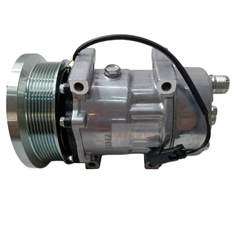 SD7H15 A/C Compressor 178 - 9570 1789570 Fits for Caterpillar CAT Tractor D3K D4K D5K Telehandler TH220B TH330B TH340B TH350B TH355B TH460B TH560B TH580B Compactor CB - 44B CB - 54B CB - 64B CB - 66B CB - 68B CB10 CB13 CB15 CB16 CB7 - Fab Heavy Parts