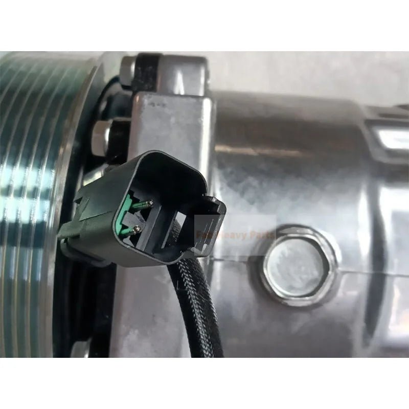 SD7H15 A/C Compressor 178 - 9570 1789570 Fits for Caterpillar CAT Tractor D3K D4K D5K Telehandler TH220B TH330B TH340B TH350B TH355B TH460B TH560B TH580B Compactor CB - 44B CB - 54B CB - 64B CB - 66B CB - 68B CB10 CB13 CB15 CB16 CB7 - Fab Heavy Parts