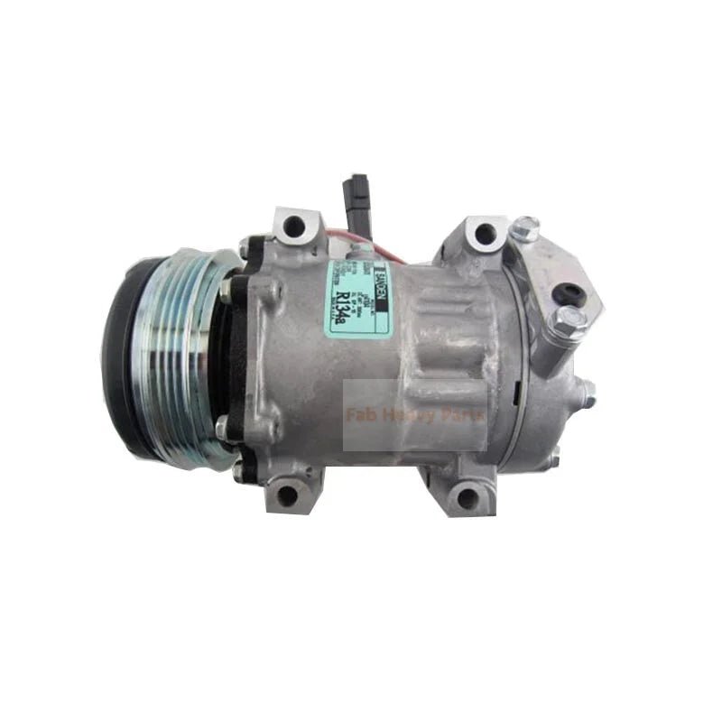 SD7H15 A/C Compressor 333 - 2111 3332111 Fits for Caterpillar CAT Engine C3.4 C4.4 Compactor CB44B CB54B CD54B - Fab Heavy Parts