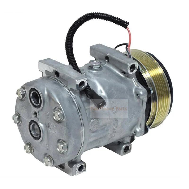 SD7H15 A/C Compressor 4281803M1 Fits for Massey Ferguson Tractor 5435 7465 6475 6485 6480 5425 6490 6465 7475 - Fab Heavy Parts