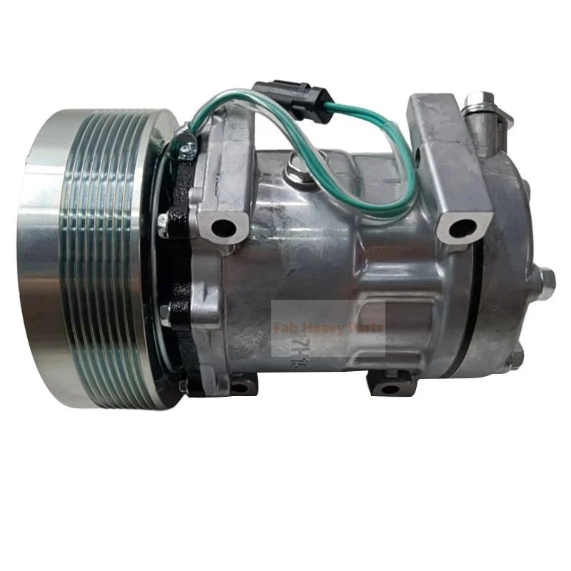 SD7H15 A/C Compressor 461 - 2805 4612805 Fits for Caterpillar CAT Excavator 336F 340F 336E 336FL 340F 314ECR - Fab Heavy Parts