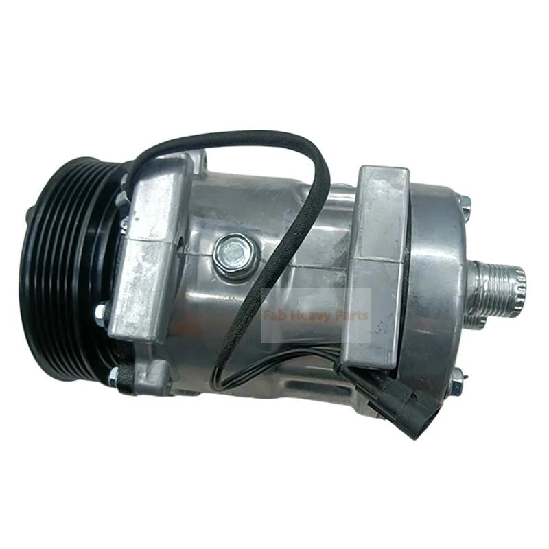 SD7H15 A/C Compressor 47358876 Fits for New Holland Tractor T4.120 T5.115 T5.105 T4.110 T4.100 T5.95 T4.90 T5.110 T5.120 - Fab Heavy Parts