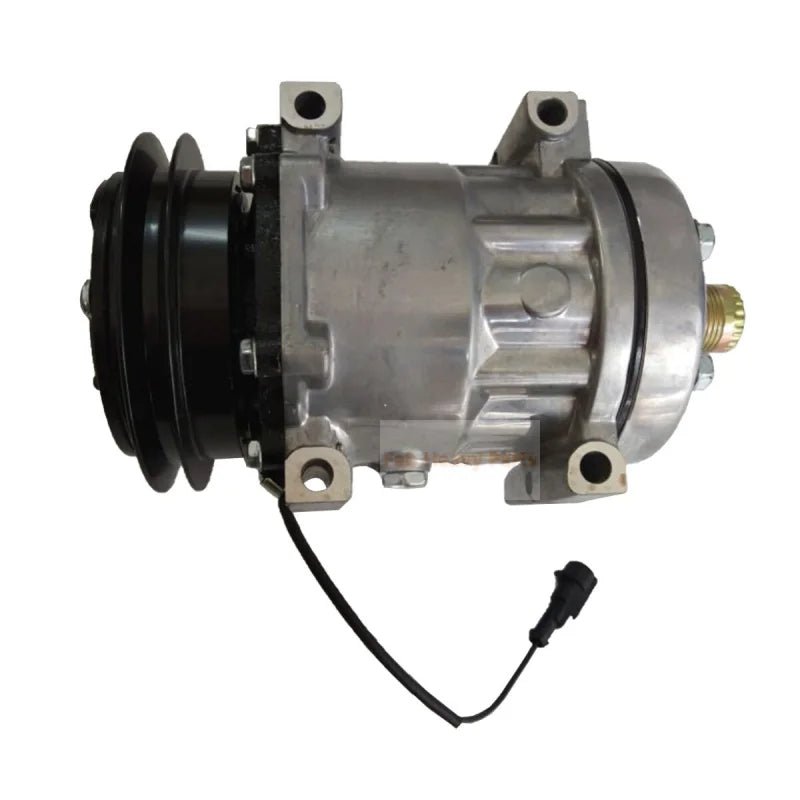 SD7H15 A/C Compressor 8174 504020809 87430122 Fits for CASE 3230 590SM 580SM 3330 580M 2240 580SM+ 570MXT SPX3320 - Fab Heavy Parts