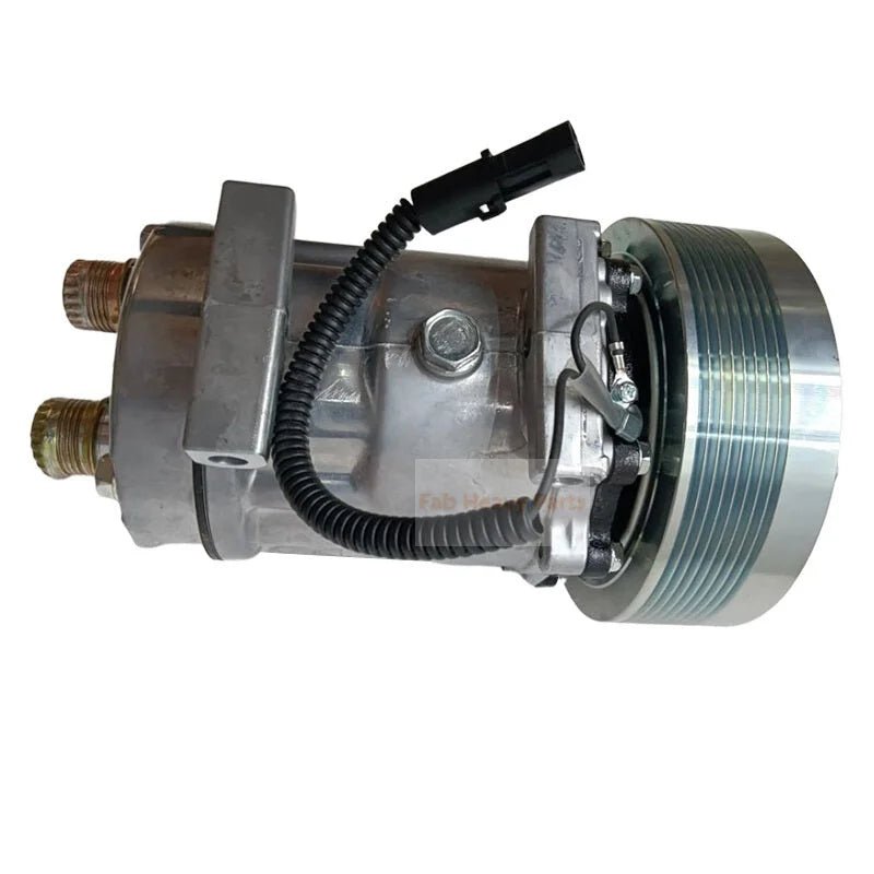 SD7H15 A/C Compressor 86992688 Fits for New Holland Tractor TG230 T8020 TG275 T8030 T8040 TG305 TG215 T8050 TG245 T8010 - Fab Heavy Parts