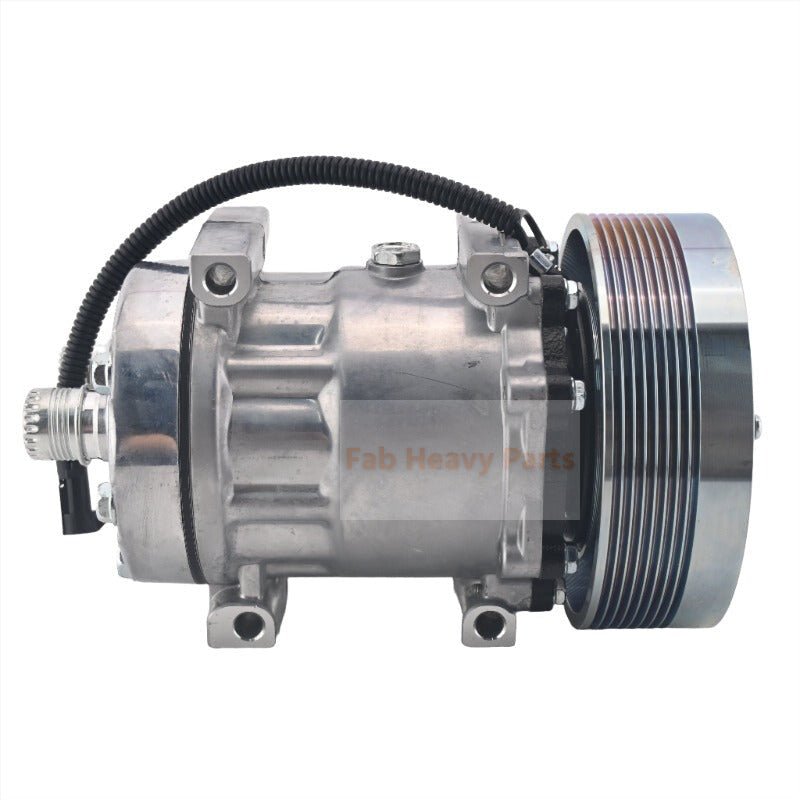 SD7H15 A/C Compressor 86993463 Fits for CASE 1021F 1121F 6130 635 7010 7120 7130 7230 8010 8120 8230 9010 9120 9230 4430 - Fab Heavy Parts