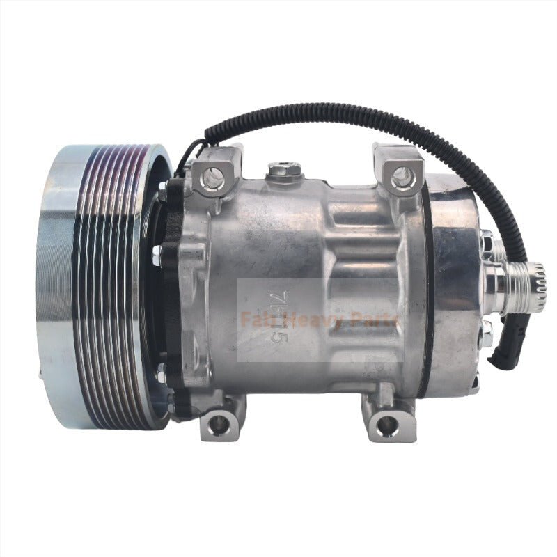 SD7H15 A/C Compressor 86993463 Fits for CASE 1021F 1121F 6130 635 7010 7120 7130 7230 8010 8120 8230 9010 9120 9230 4430 - Fab Heavy Parts
