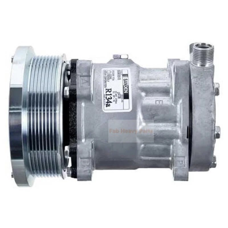 SD7H15 A/C Compressor 9847944 Fits for CASE Tractor WDX1002S WDX1101 WDX1202S WDX901 WDX1701 - Fab Heavy Parts