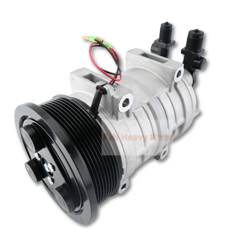 Seltec TM - 21HX A/C Compressor 272 - 5767 2725767 Fits for Caterpillar CAT Engine C4.4 Backhoe Loader 450E - Fab Heavy Parts