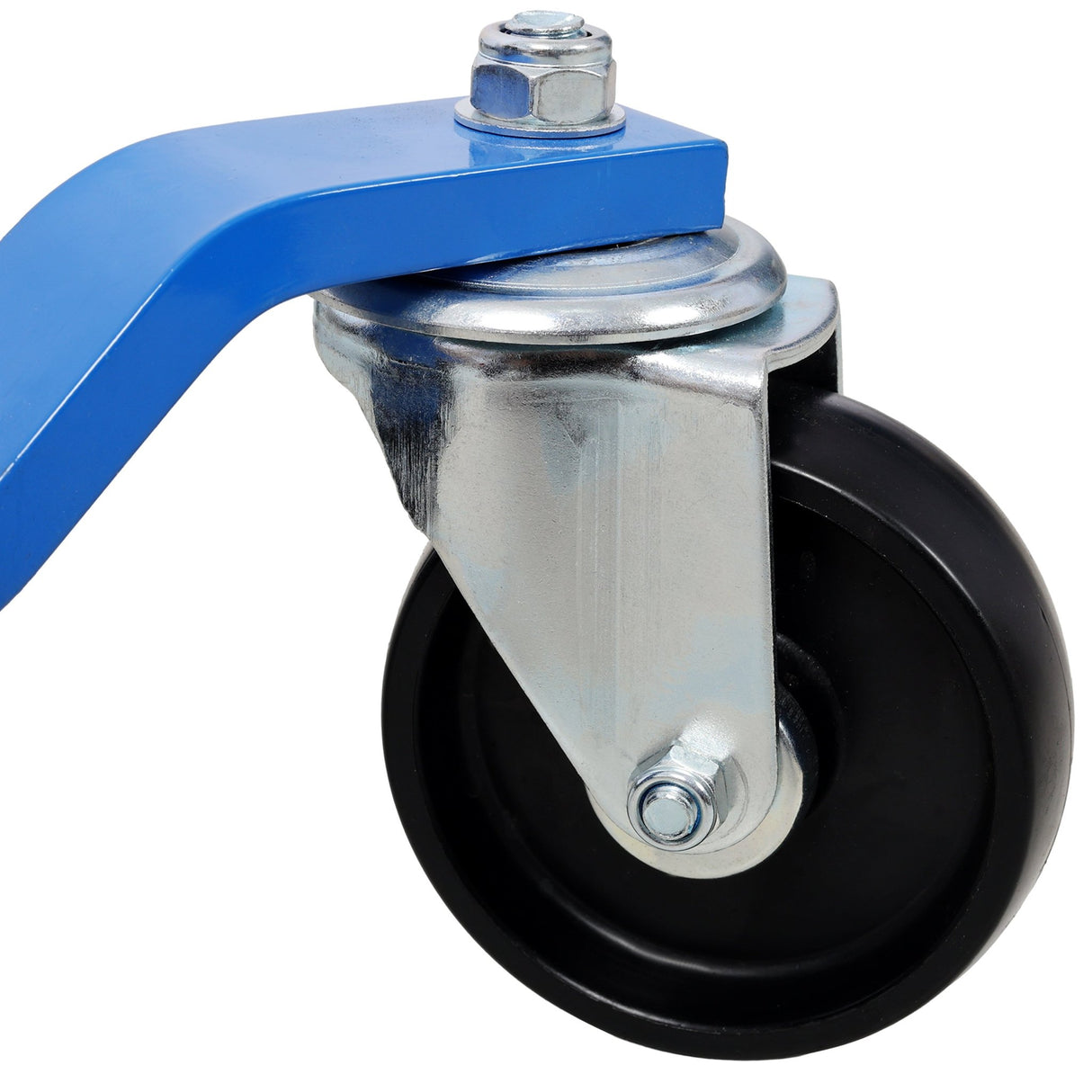 Set of 2 Car Dolly Hydraulic Tire Jack With Foot Pedal Lift 1,500Lbs - Blue - Fab Heavy Parts