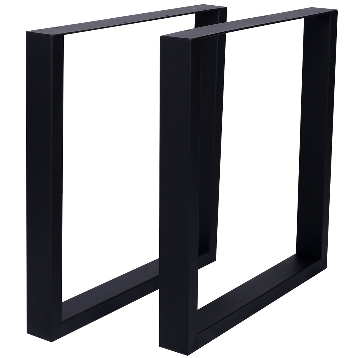 Set of 2 Square Table Legs 28"X35" Wide Metal Table Legs Heavy Duty Steel - Fab Heavy Parts