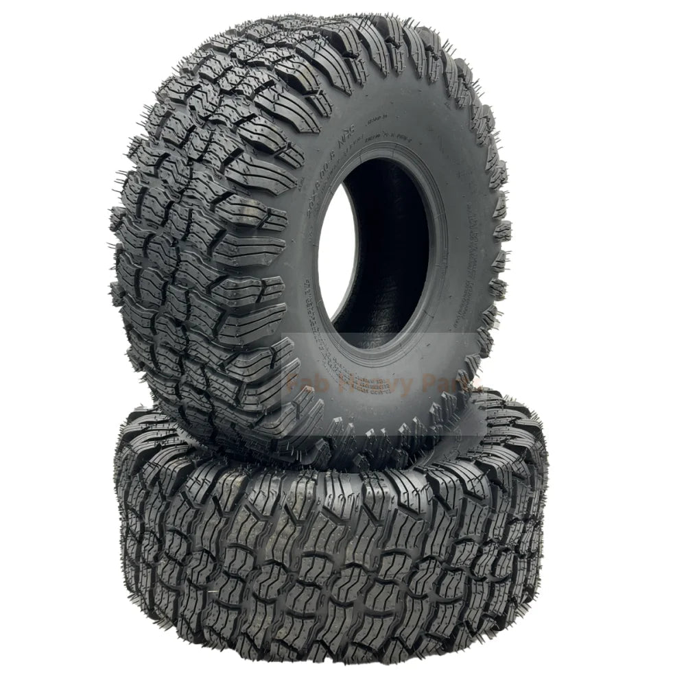 Set of 2 - Tire 20x8.00 - 8 4 - Ply Reaper Turf Tire - Fab Heavy Parts