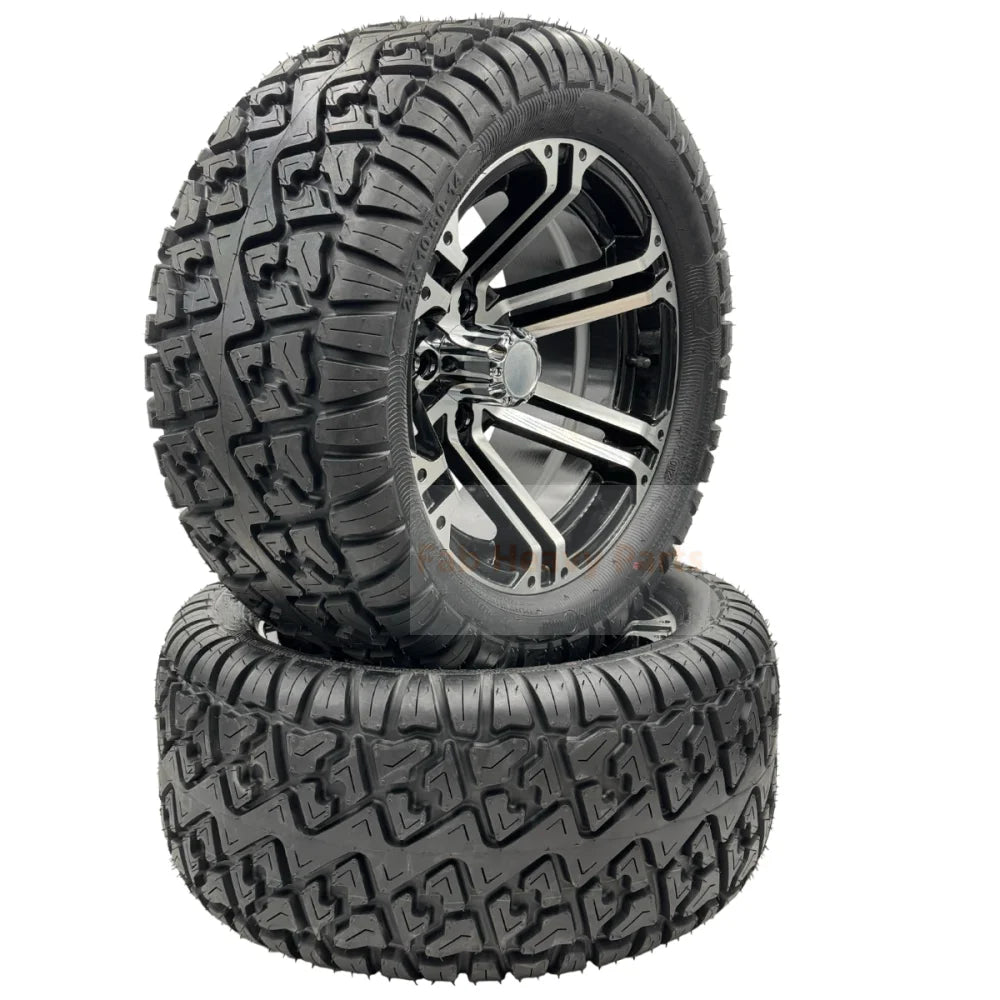 Set of 2 - Tire 23x10.50 - 14 Prowler Aluminum Wheel Assembly - Fab Heavy Parts