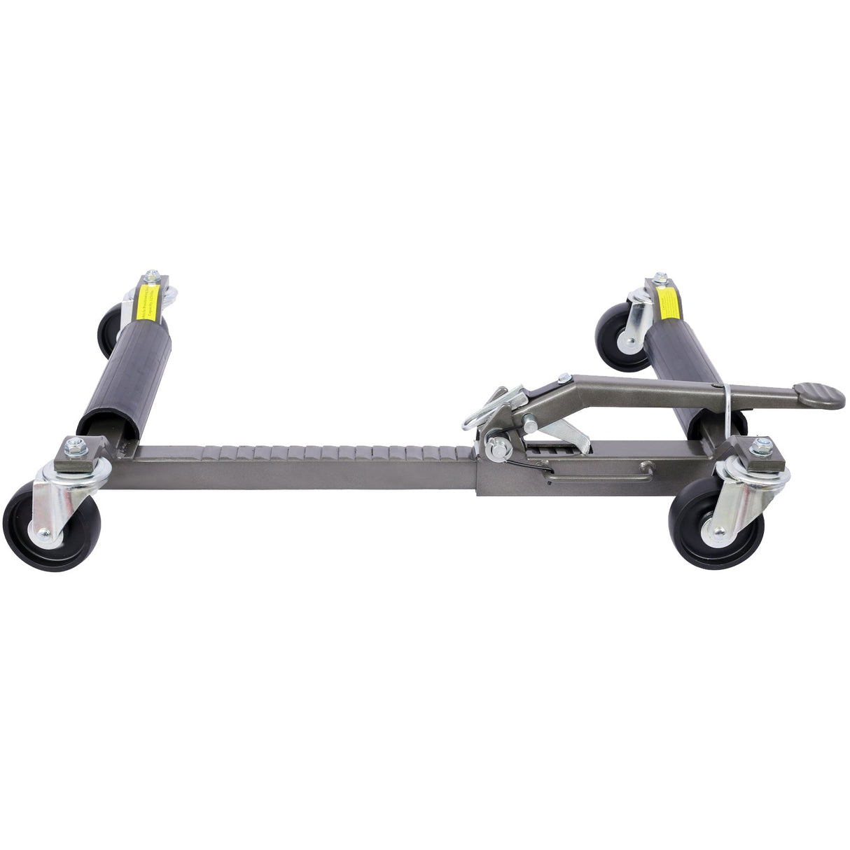 Set of 2 Wheel Dolly Car Skates Positioning Hydraulic Tire Jack Ratcheting Foot Pedal Lift 1,250lbs Capacity - Fab Heavy Parts