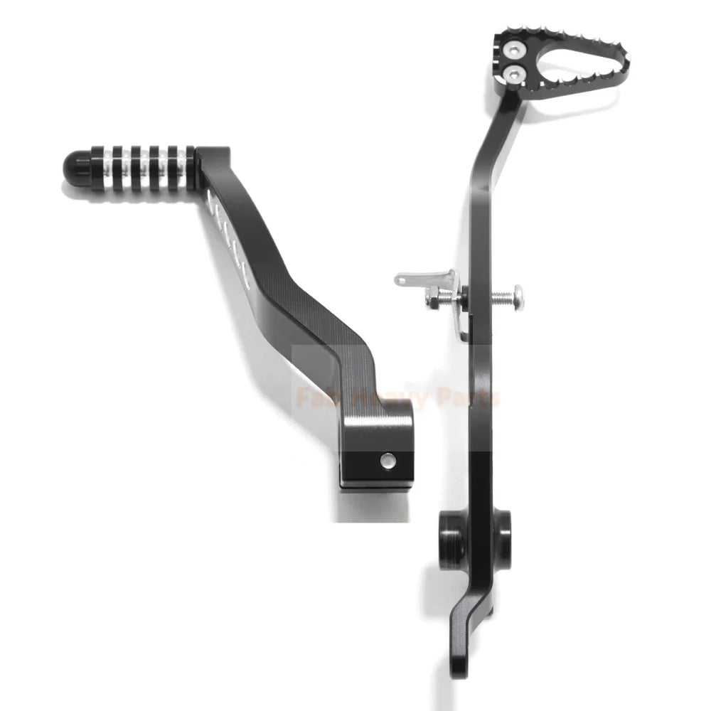 Shifter Shift Lever Rear Brake Pedal 13236 - 0105 13168 - 0162 Fits for Kawasaki KFX 450R 2008 - 2014 - Fab Heavy Parts