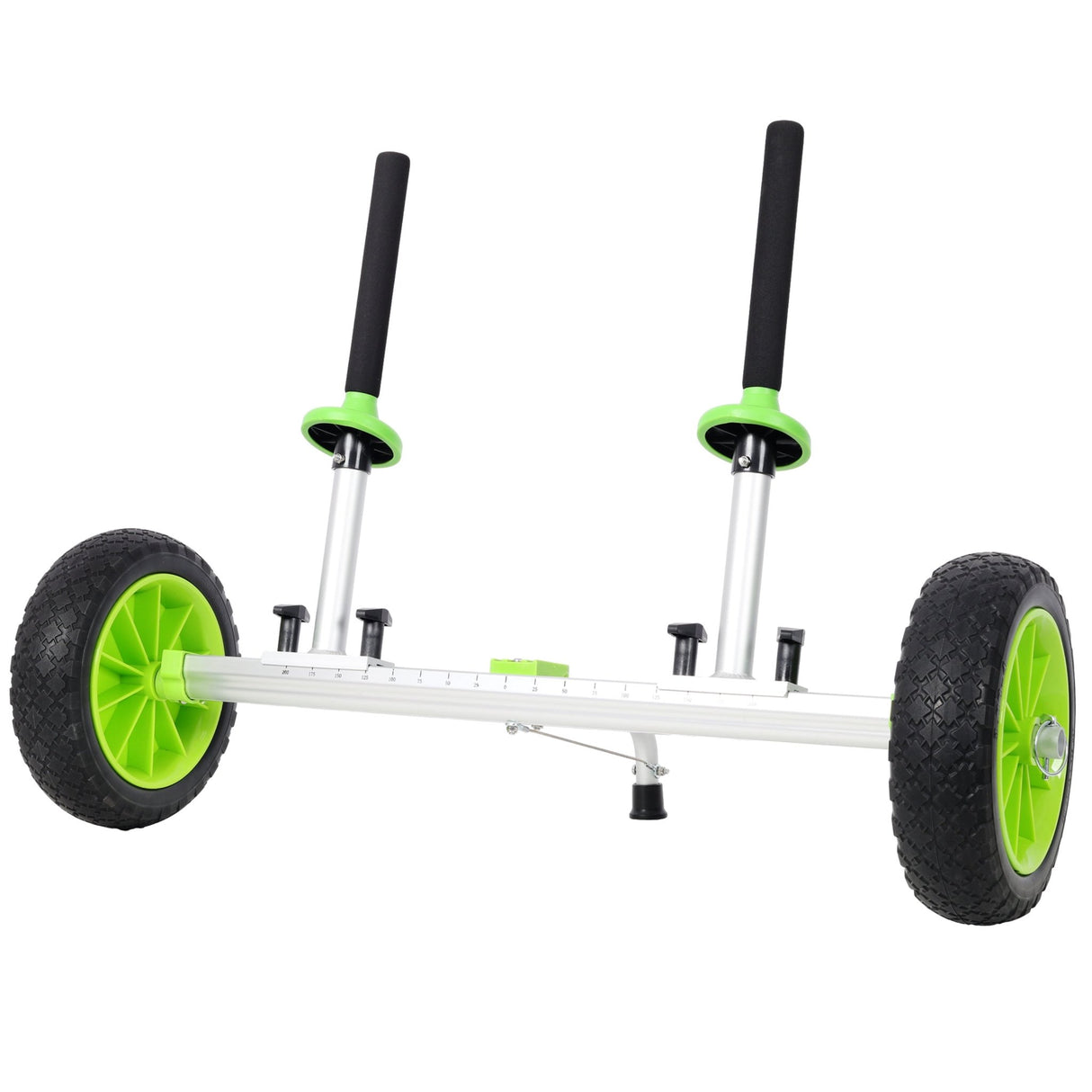 Sit On Top Kayak Cart Heavy - Duty Plug - in Kayak Cart Dolly with 10 Inch PU Wheels Width Adjustable - Fab Heavy Parts