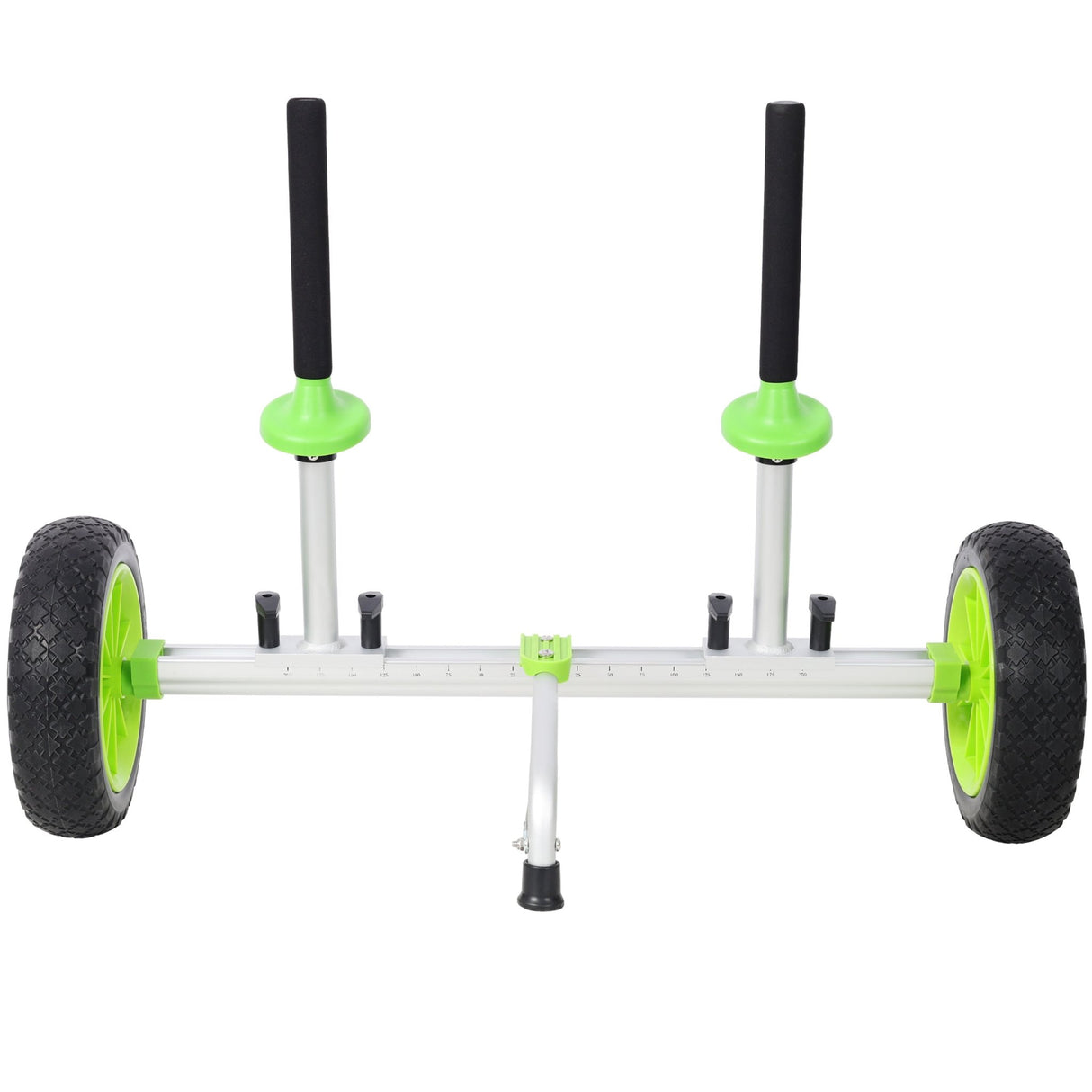 Sit On Top Kayak Cart Heavy - Duty Plug - in Kayak Cart Dolly with 10 Inch PU Wheels Width Adjustable - Fab Heavy Parts