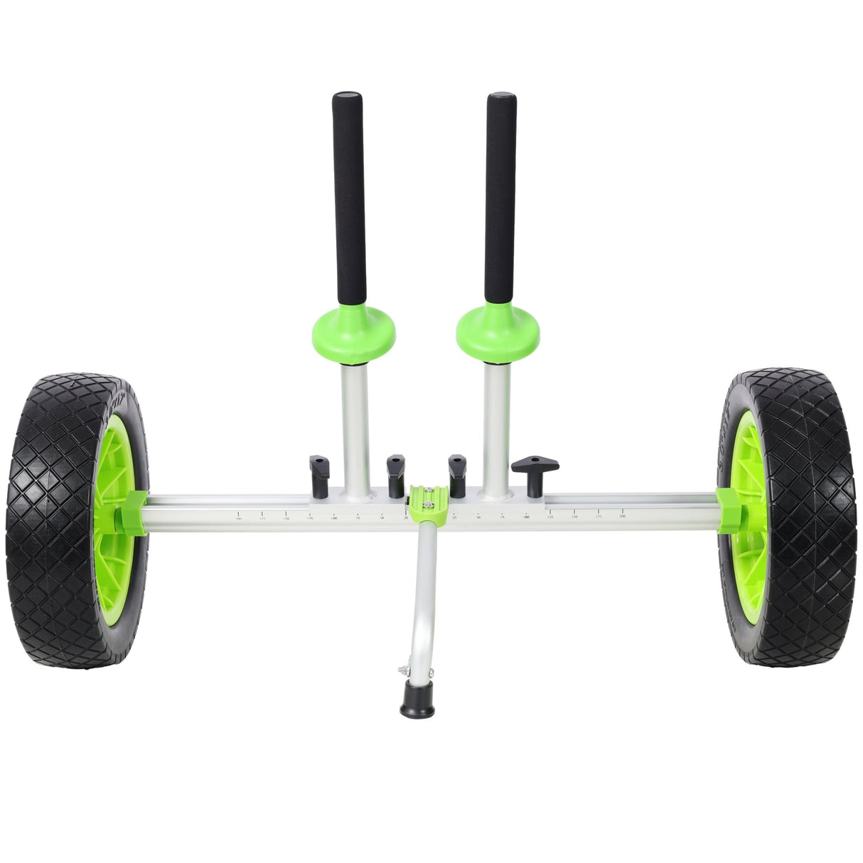 Sit On Top Kayak Cart Heavy - Duty Plug - in Kayak Cart Dolly with 12 Inch Solid Wheel Width Adjustable - Fab Heavy Parts