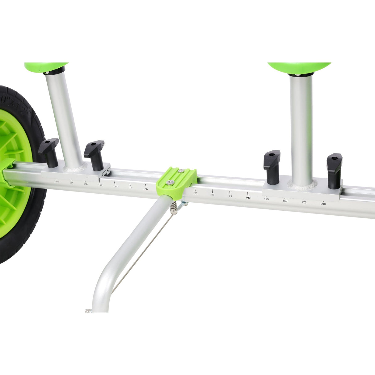 Sit On Top Kayak Cart Heavy - Duty Plug - in Kayak Cart Dolly with 12 Inch Solid Wheel Width Adjustable - Fab Heavy Parts