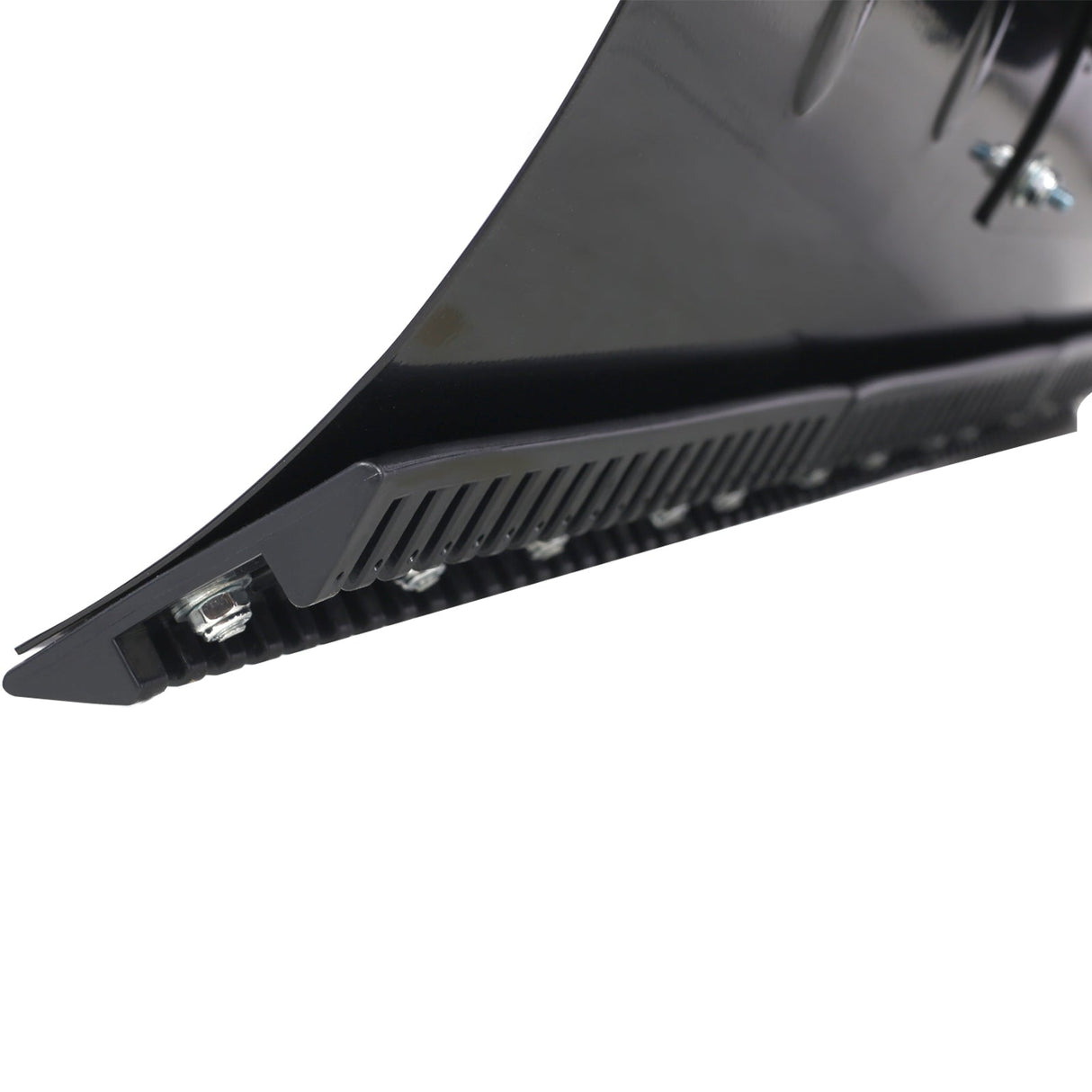 Snow Shovel Pusher with Wheels Cushioned Adjustable Angle Handle Removal Tool 29" Blade 10" Wheels Black - Fab Heavy Parts