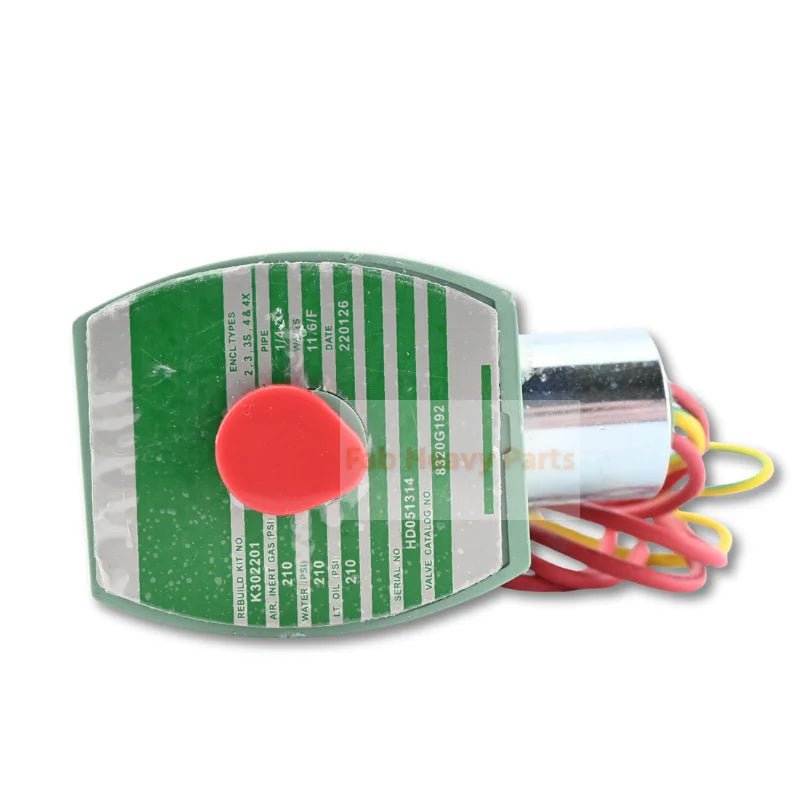 Solenoid Valve 02250125 - 658 Fits for Sullair Air Compressor - Fab Heavy Parts