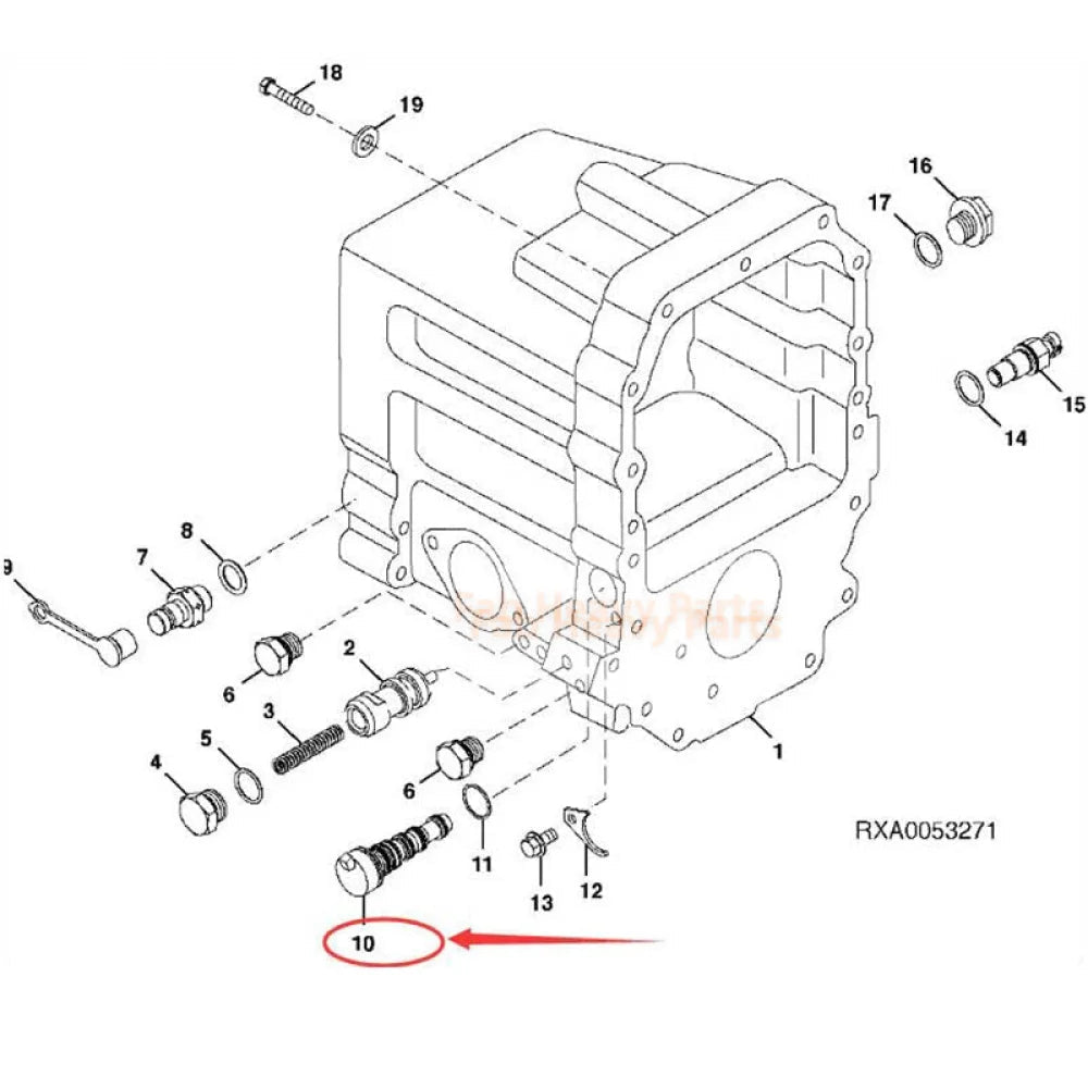 Solenoid Valve RE55461 RE54836 Fits for John Deere Tractor 8100 - Fab Heavy Parts