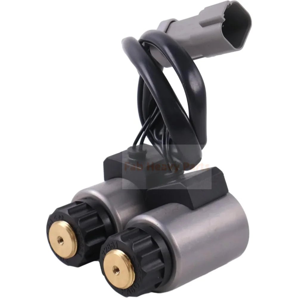 Solenoid Valve with Wires 87638868 87758223 Fits for Case Combine 7010 7230 7240 8010 8240 9010 9230 9240 Dozer 750K 750L 650K 850K Replacement - Fab Heavy Parts