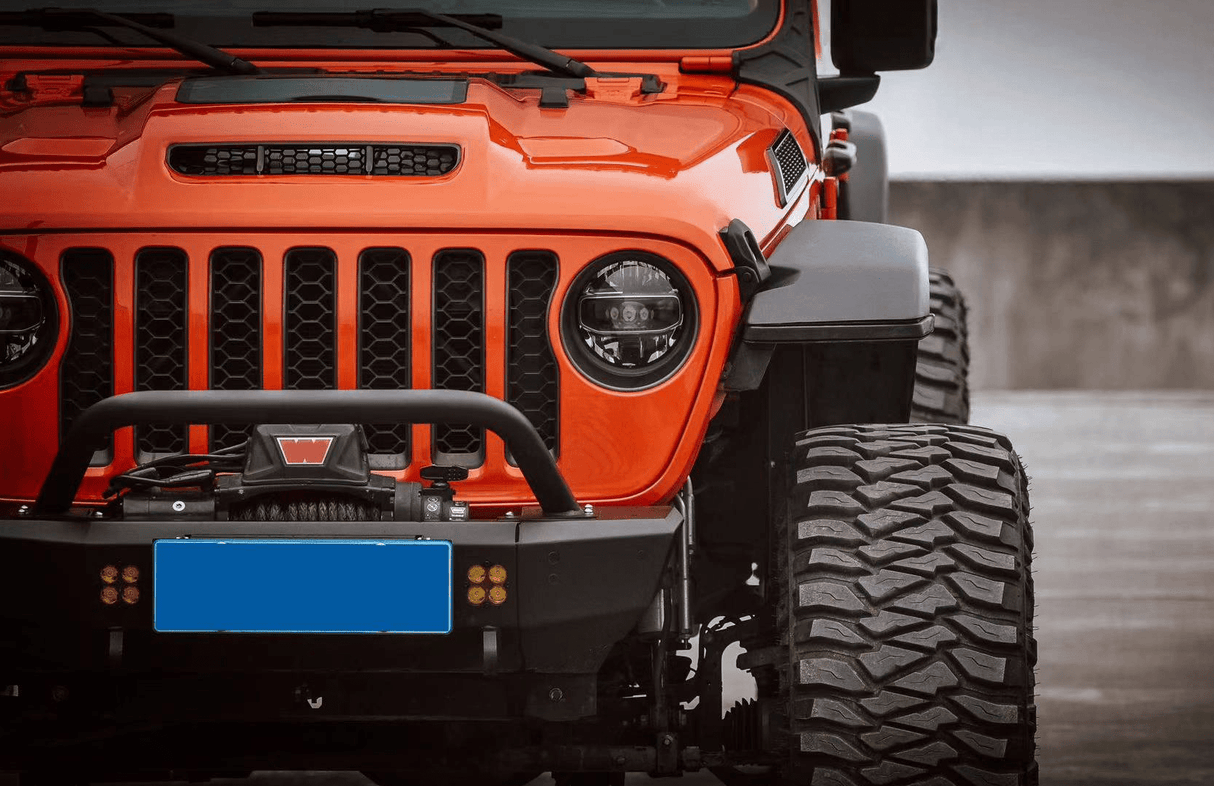 Space - Capsule Style Hood/Heat Dispersion Hood Fits for 2018 - 2023 Jeep Wrangler JL JLU & 2020 - 2023 Gladiator JT (Not for Mojave&392 Model) - Fab Heavy Parts