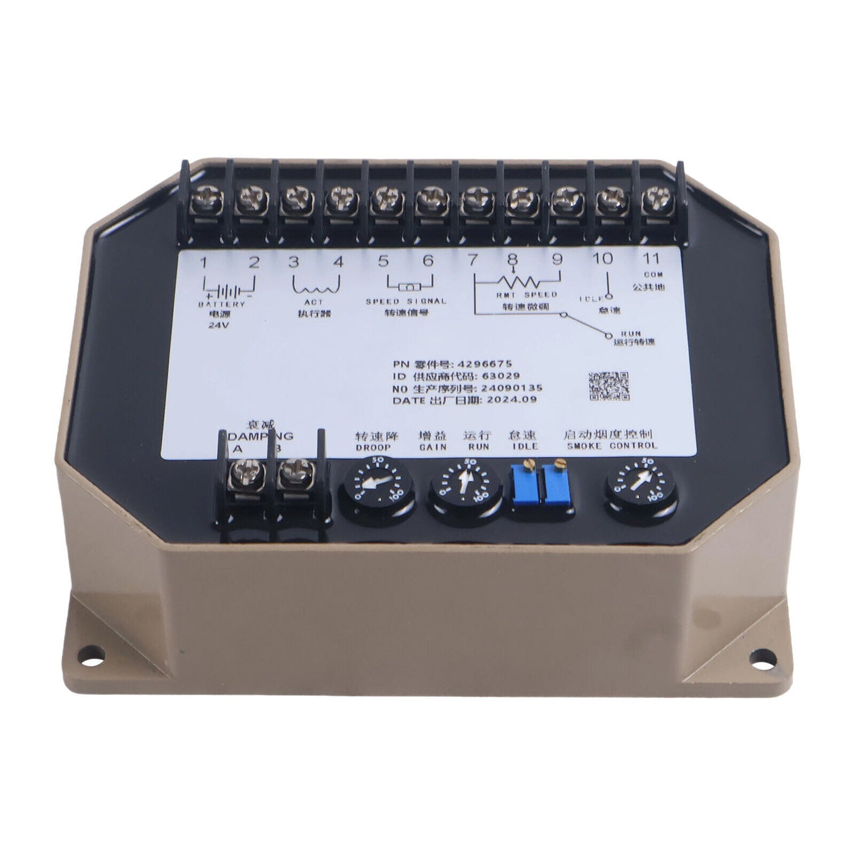 Speed Control Board 4914091 4296675 Fits for Cummins Engine KTA19 KTA38 KTA50 Generator - Fab Heavy Parts