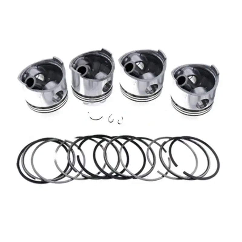 Standard Piston Kit with Ring for Nissan Engine K25 Forklift FG20N-F17D FG25N-F17D L02
