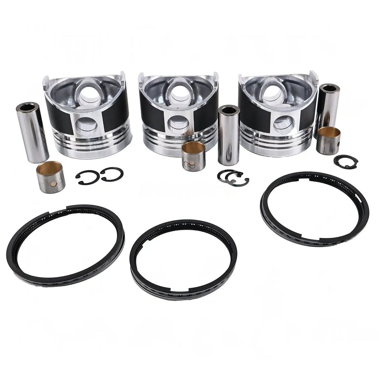 STD Piston Kit with Ring for Kubota Engine D950 D950BH D950B - Fab Heavy Parts