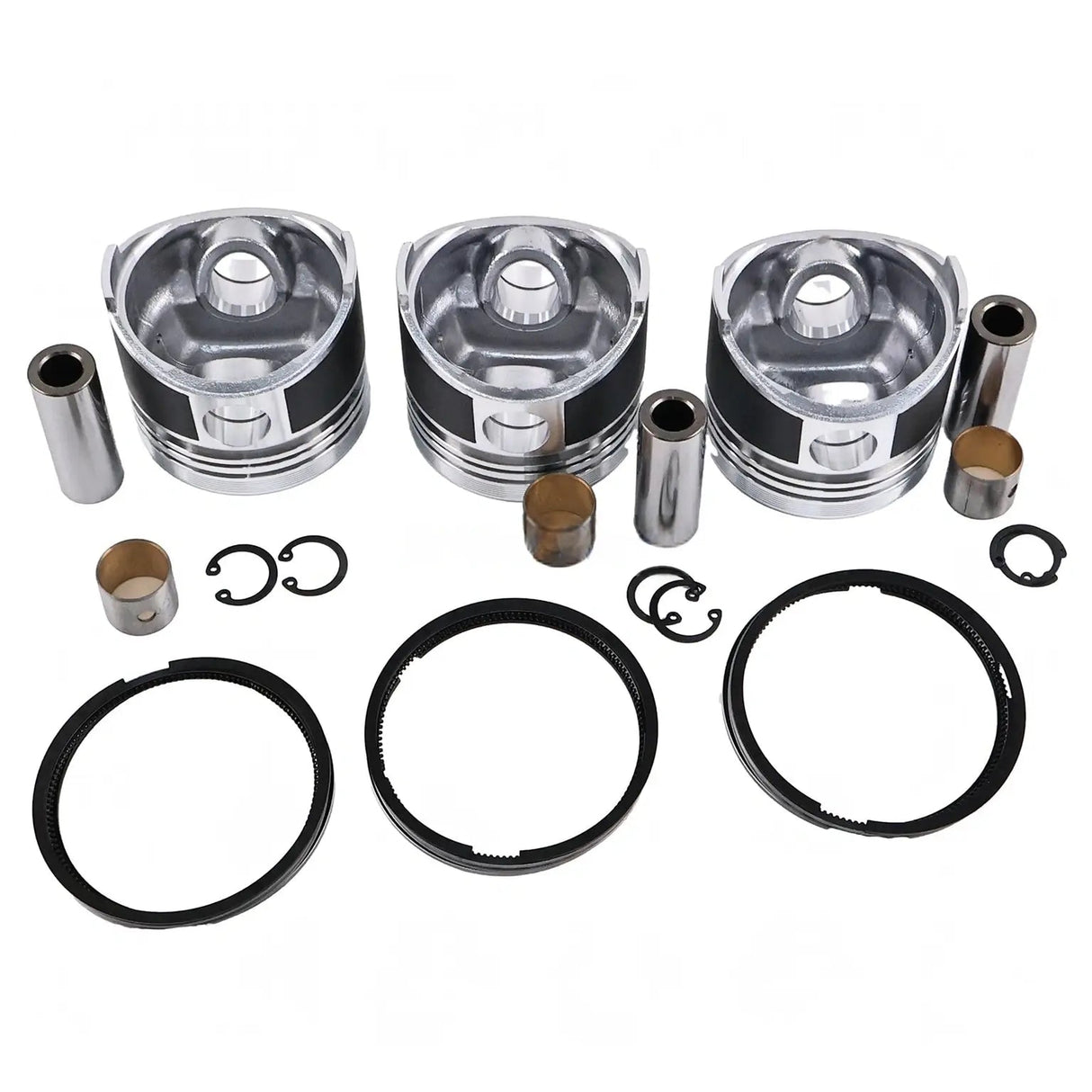 STD Piston Kit with Ring for Kubota Engine D950 D950BH D950B - Fab Heavy Parts