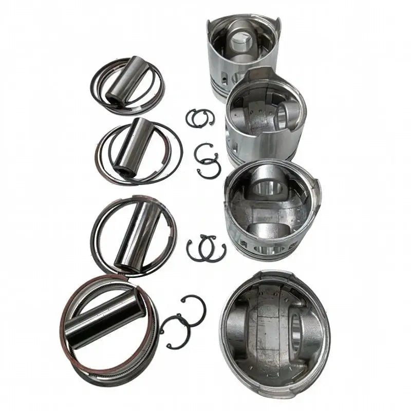 STD Piston Kit with Ring for Mitsubishi Engine 4D32 4D32-E1 - Fab Heavy Parts