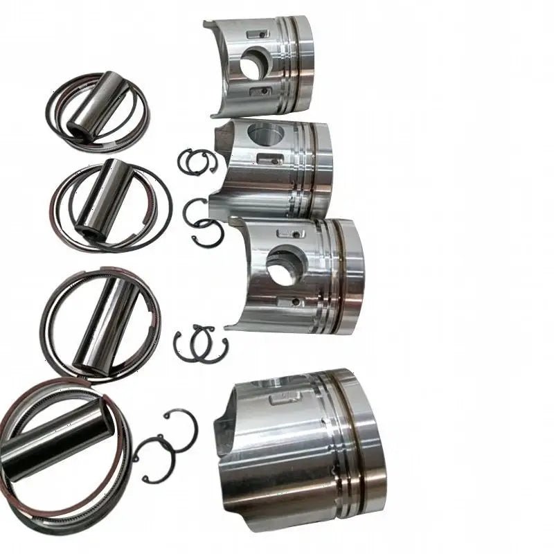 STD Piston Kit with Ring for Mitsubishi Engine 4D32 4D32-E1 - Fab Heavy Parts