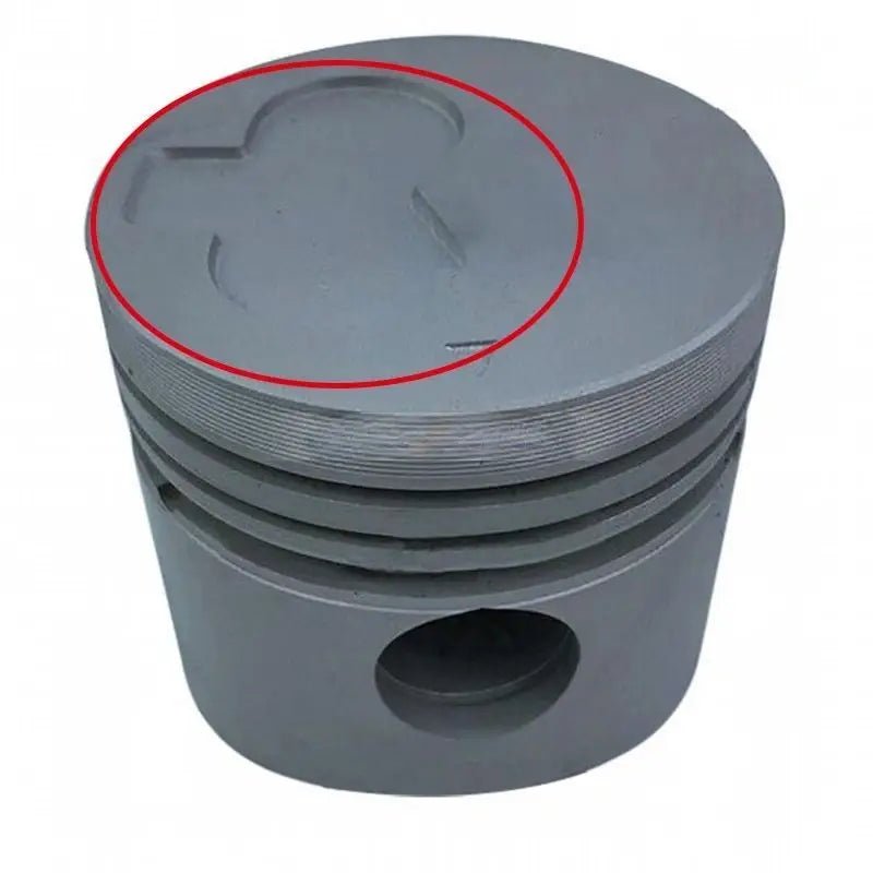 STD Piston Kit with Ring for Mitsubishi Engine K3E K3E-31DS K3E-31NS K3E-61SA - Fab Heavy Parts