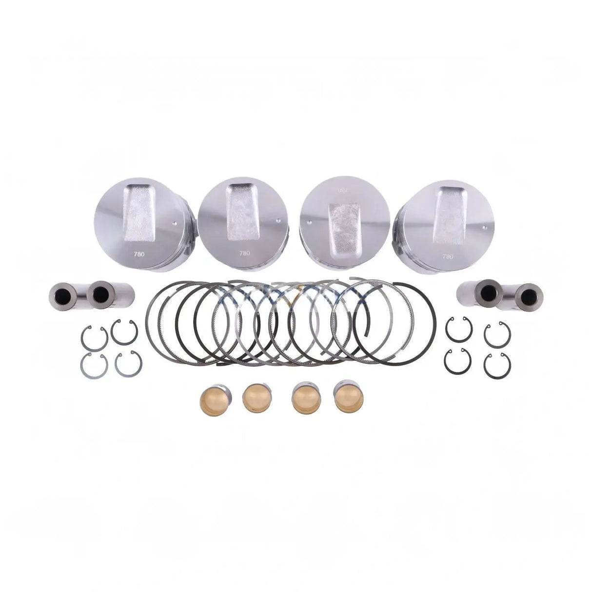 STD Piston Kit with Ring for Perkins Engine 804C-33T 804C-33 804D-33 - Fab Heavy Parts