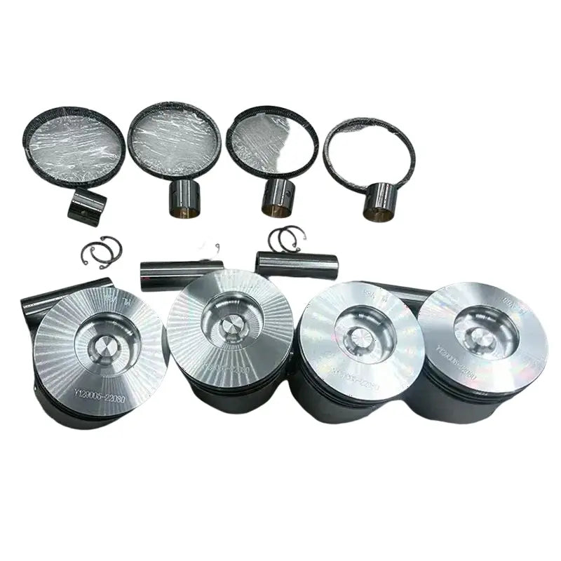 STD Piston Kit With Rings 129005-22080 for Yanmar 4TNV88 Komatsu 4D88E Engine